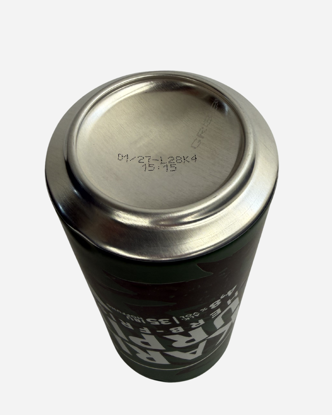 Los-Nummer auf einer Dose